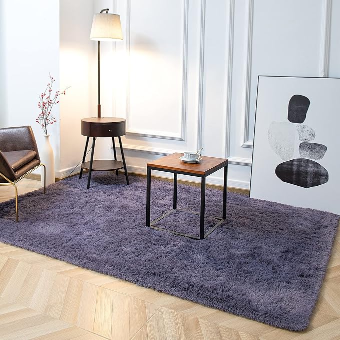 TWINNIS Super Soft Shaggy Rugs Fluffy Carpets 6x9 Feet, Indoor Modern Plush - Image 7