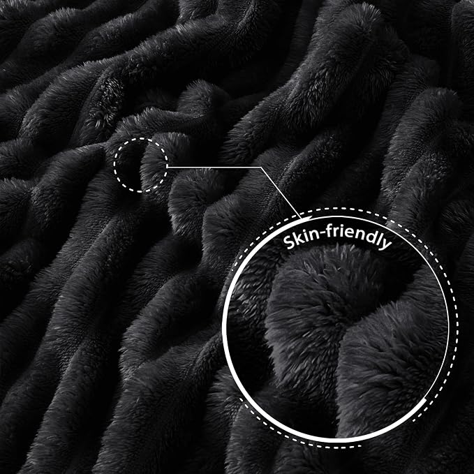 Exclusivo Mezcla Striped Fleece Throw Blanket - Image 5
