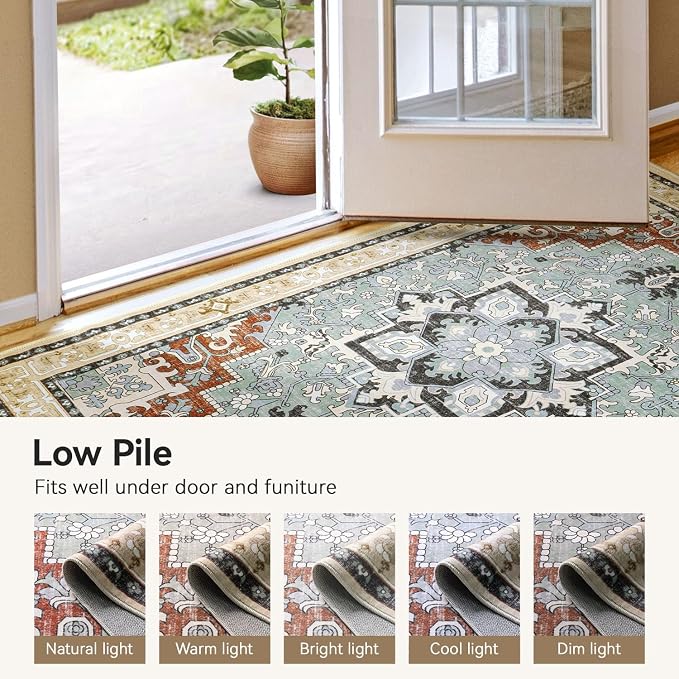 Lofus 9x12 Area Rugs for Living Room, Machine Washable Area Rug, Soft Large - Image 7