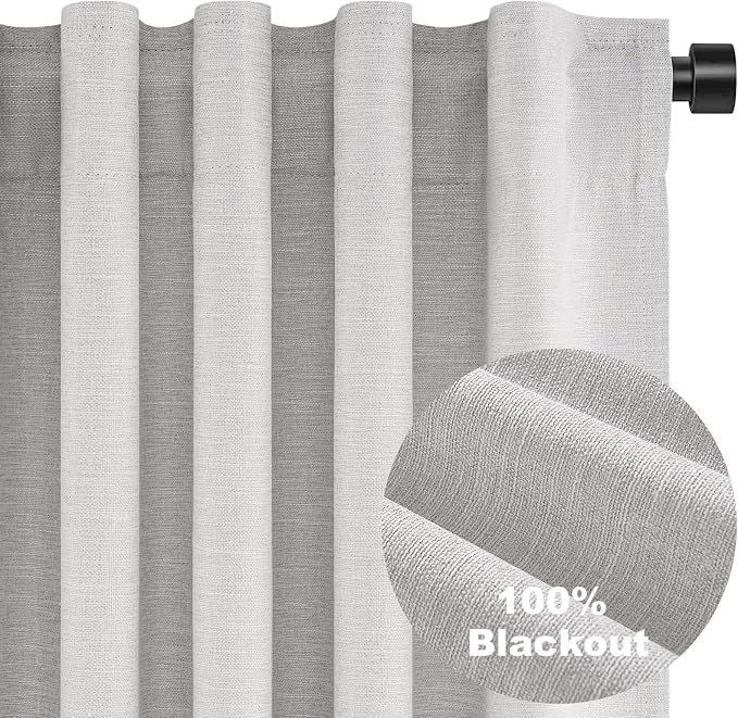 Topfinel 100% Blackout Curtains 96 Inches Long - Image 9