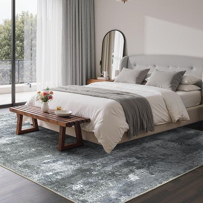Area Rugs 8x10 for Living Room Bedroom, Modern Abstract Machine Washable Rug - Image 4