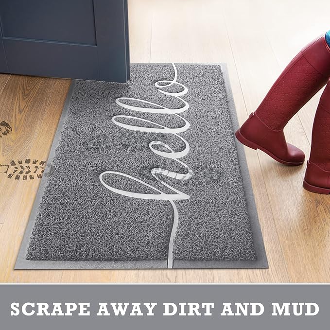 CozyBounty Door Mat Hello Mats Outdoor Indoor Non-Slip Doormat - Image 7