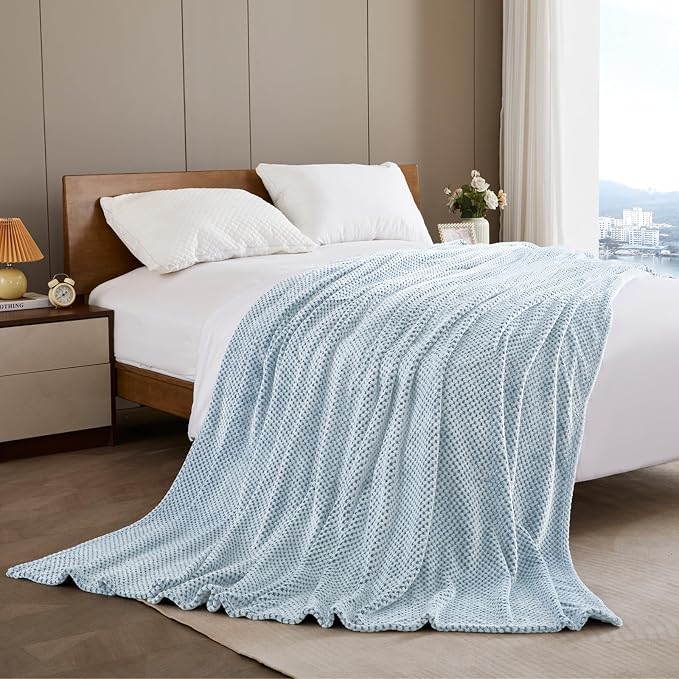 Exclusivo Mezcla Fleece Bed Blanket Queen Size, Super Soft and Warm Blankets - Image 5