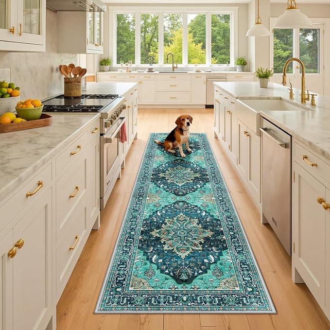 RELEANY Area Rugs 2'x8' Runner Rug Non Slip Washable by RELEANY