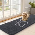 OLANLY Dog Door Mat for Muddy Paws 59x20, Paw Print Design, Absorbs Moisture by OLANLY