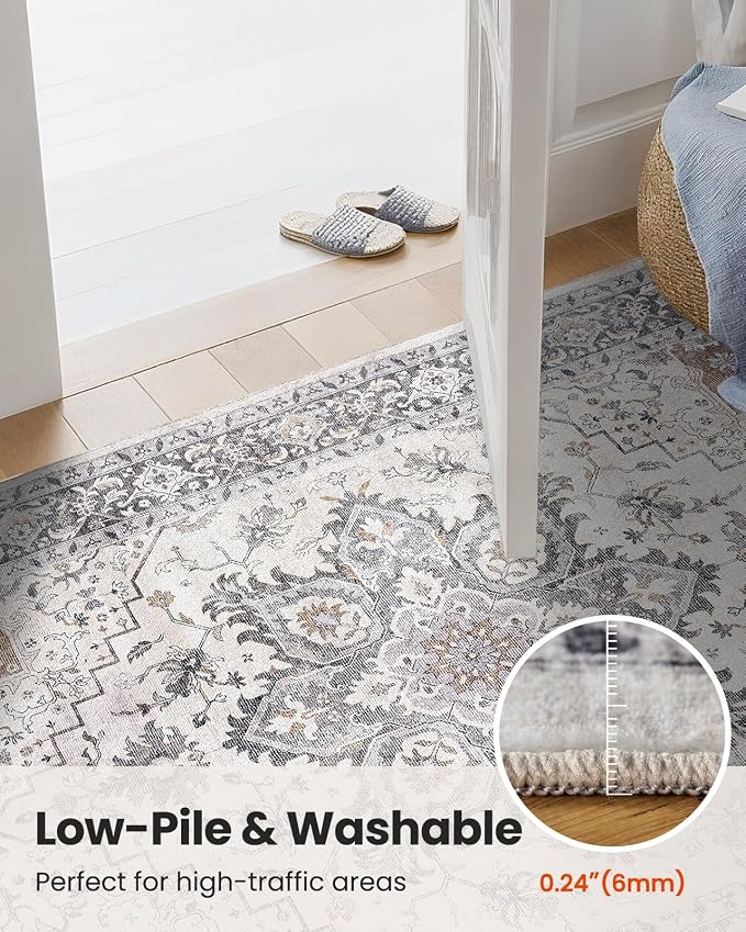 AMADA HOMEFURNISHING 6x9 Area Rugs, Vintage Rugs - Image 7