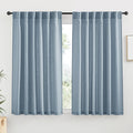 RYB HOME Semi Sheer Curtains 63 inch Length, Light Filtering Airy Privacy by RYBHOME