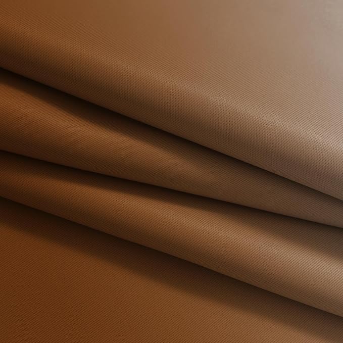 Yakamok Greyish White and Burnt Orange Ombre Curtains, Light Blocking Curtains - Image 7