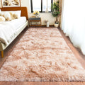 Pionblank Fluffy Runner Rugs for Bedroom 2x6, Modern Shaggy Area Rug for by PIONBLANK