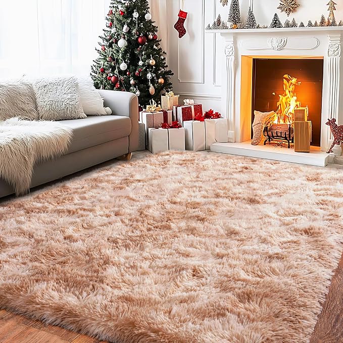Pionblank Large Rug for Living Room 6x9 Feet, Modern Soft Shag Area Rug by PIONBLANK