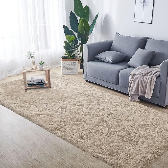 2x6 Runner Rug for Bedroom: Fluffy Shag Soft Washable Rugs Small Fuzzy Plush - Image 8