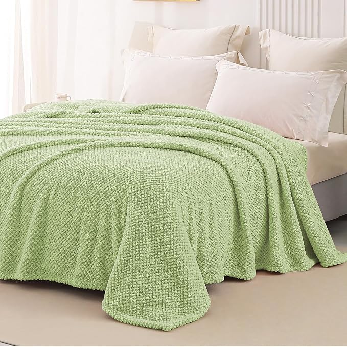 Whale Flotilla Twin Size Fuzzy Fleece Blanket - Image 4