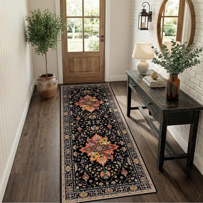 RELEANY Area Rugs 2'x6' Runner Rug Non Slip Washable by RELEANY