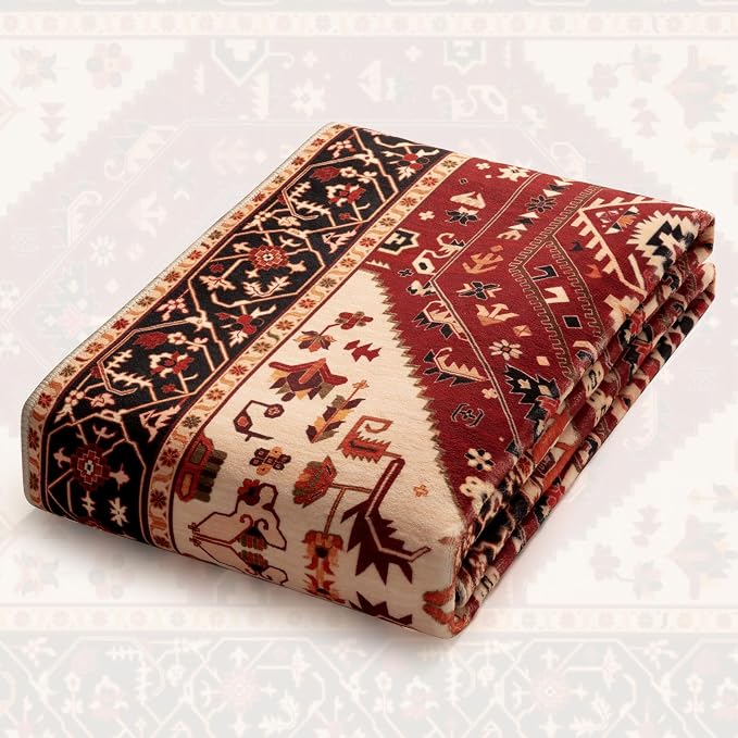 SERISSA Washable Rugs 8x10 Area Rugs, Large Non-Slip Boho Living Room Rug - Image 7
