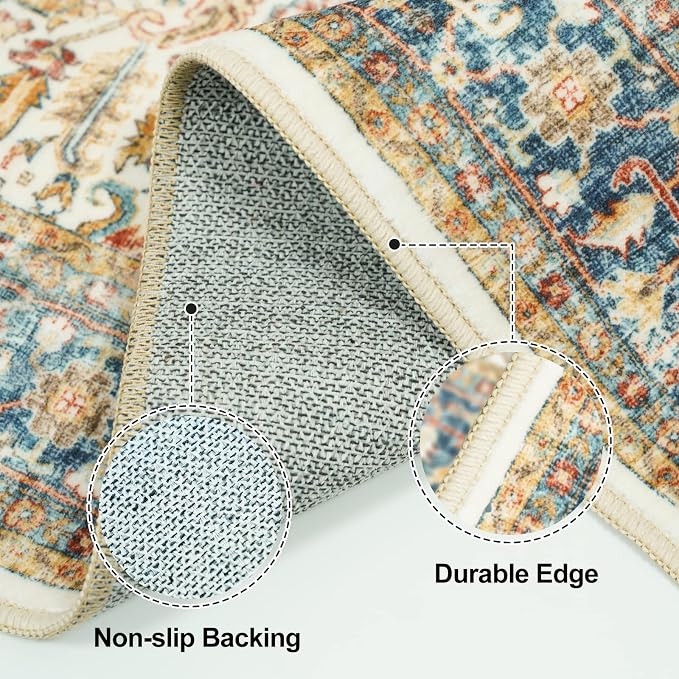 Washable Runner Rug 2x6 - Image 4