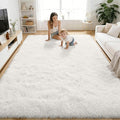 OLANLY Area Rugs for Living Room Bedroom, Machine Washable 4x5.9 ft Soft Fluffy by OLANLY