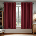 Deconovo Blackout Curtains, Thermal Insulated, W70 x L63 2 Panels, Back Tab by Deconovo