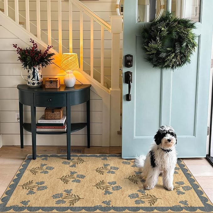 3x5 Floral Entry Rug - Image 5