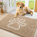 Smiry Dog Door Mat for Muddy Paws, Absorbent Dirt Trapper Non Slip Quick Dry by Smiry