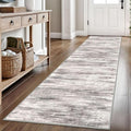 KOZYFLY Modern Abstract Hallway Runner Rug, 2.6x8 Washable Rug Runner Non-Slip by KOZYFLY