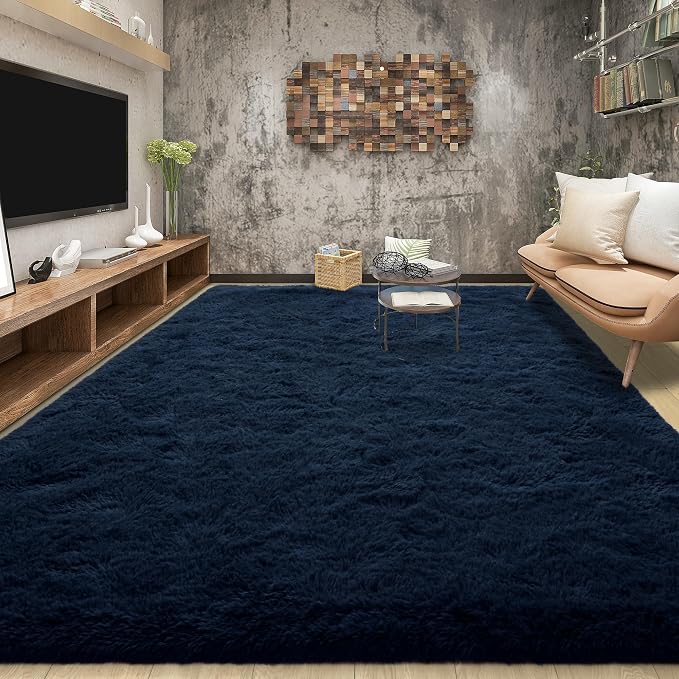 Tepook Soft Fluffy Rugs for Bedroom, 4x6 Area Rug for Living Room, Modern - Image 3
