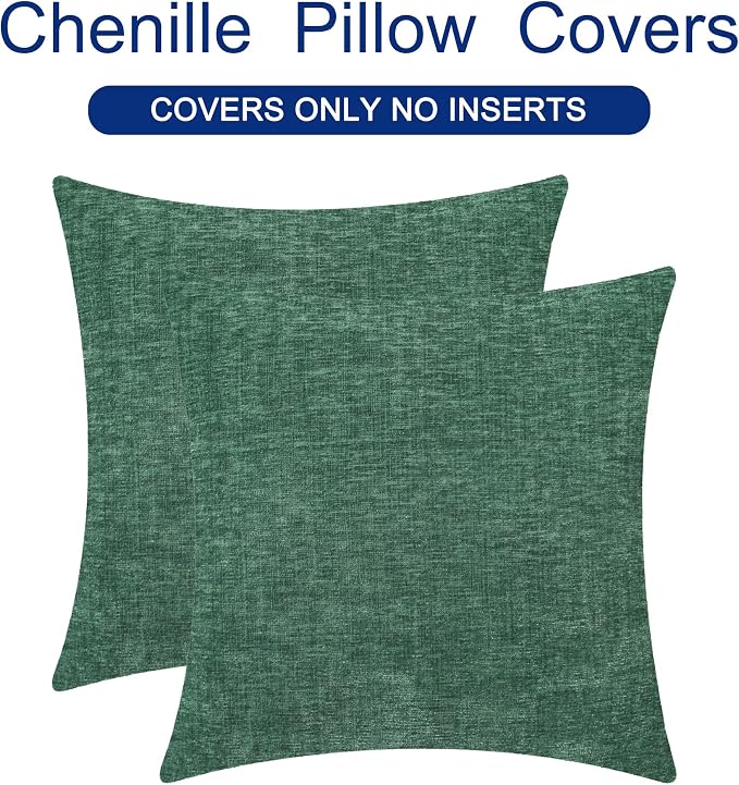 CaliTime Christmas Throw Pillow Covers Decorative 22 X 22 Inches Pack of 2 Cozy - Image 6