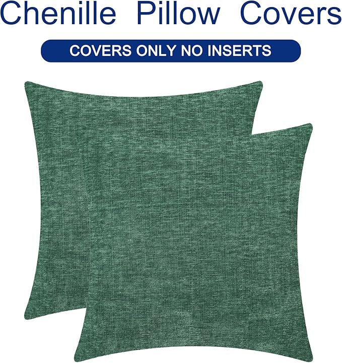 CaliTime Christmas Throw Pillow Covers Decorative 26 X 26 Inches Pack of 2 Cozy - Image 6