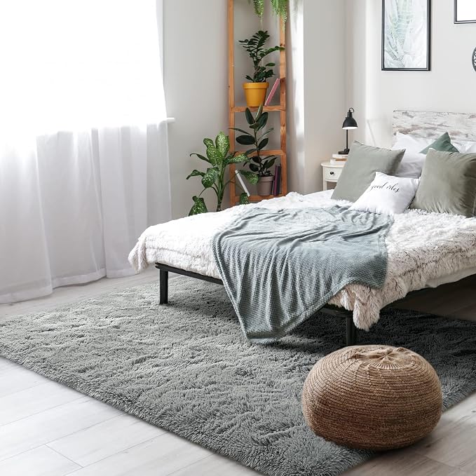 Amearea Premium Soft Fluffy Rug Modern Shag Carpet, Fuzzy Plush Rugs - Image 3