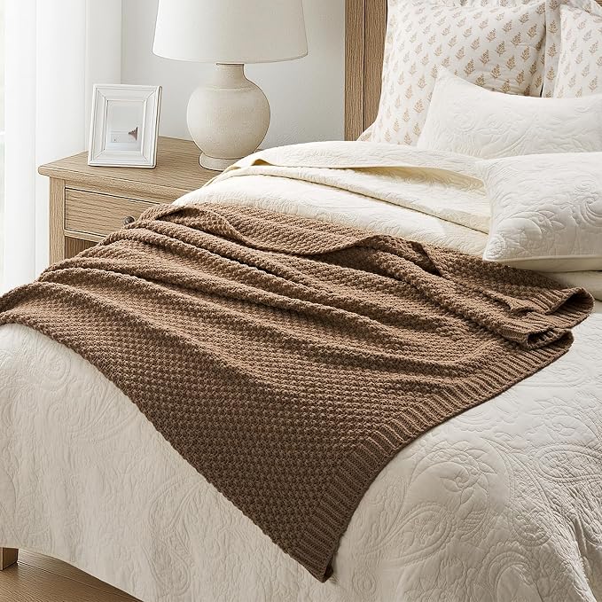 EVERGRACEHOME Chunky Chenille Knit Throw Blanket - Image 5