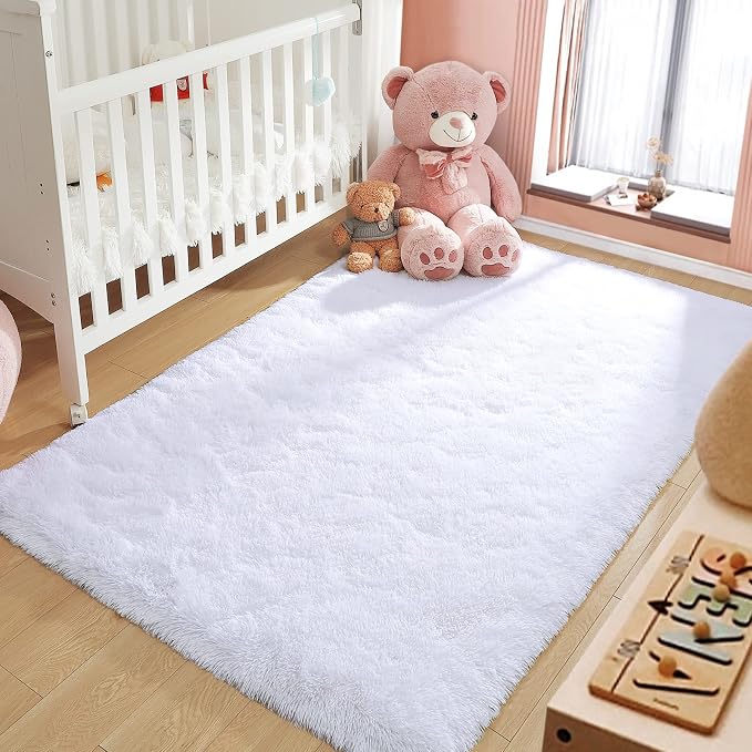 LOCHAS Ultra Soft Indoor Modern Area Rugs Fluffy Living Room Carpets - Image 2