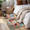 2x4 Entryway Runner Rugs, Non Slip Washable Rugs by WelcometoBabovid