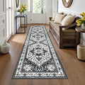 Yamaziot Washable Runner Rug, 2x8 Non-Slip Boho Vintage Hallway Rug Runner by Yamaziot
