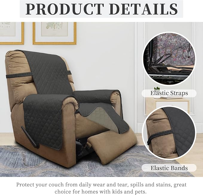 ISSUNTEX Double Protection 100% Waterproof Recliner Covers - Image 5