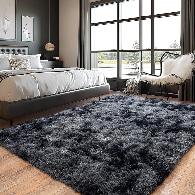Pionblank Large Rug for Living Room 6x9 Feet, Modern Soft Shag Area Rug - Image 3