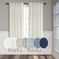Pitalk Natural Linen Curtains 38 Inch Wide by Pitalk