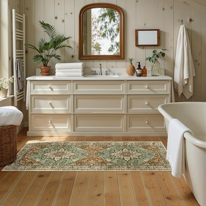 Area Rugs 2'x5' Runner Rug Non Slip Washable by RELEANY