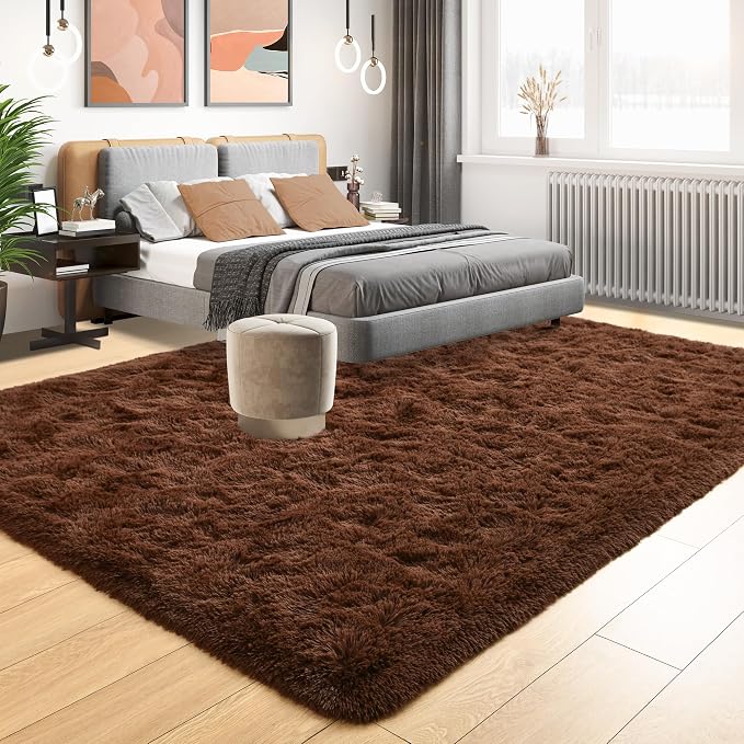 Tepook Super Soft Fluffy Rug for Bedroom, Modern Shaggy Fuzzy Kids Rugs for - Image 2