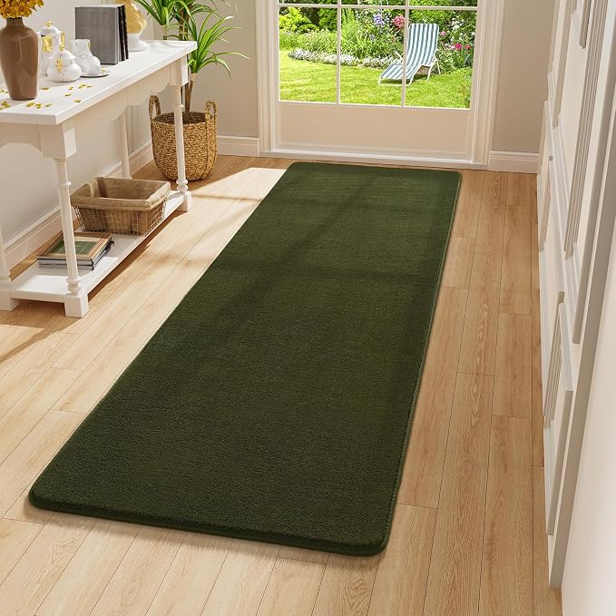 Amearea Modern Soft Hallway Runner Rug, 2x6 Fluffy Bedroom Bedside Rugs - Image 7