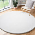 Amearea White Round Area Rugs 5ft Washable Circle Rugs by AmeareaDirect