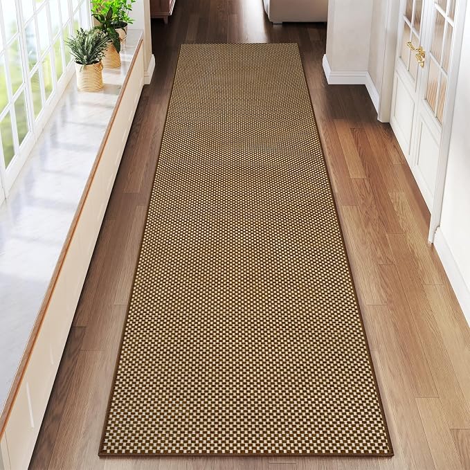 YDKGL 2x8 ft Hallway Runner Rug Extra Long Boho Woven Kitchen Runner Rugs Mat by YDKGL