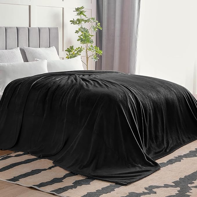 BEDELITE Big Fleece Blanket 120" x 120", Super Soft Fluffy Fuzzy Oversized King - Image 7