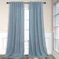 Extra Long Curtains for Living Room Patio Sliding Glass Door 120 Inch Length by Pitalk