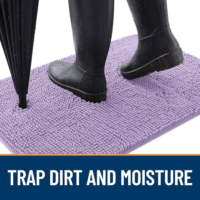 OLANLY Dog Door Mat for Muddy Paws 47x17, Absorbs Moisture and Dirt, Absorbent - Image 2