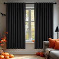 Deconovo Blackout Curtains, Thermal Insulated, W70 x L84 2 Panels, Back Tab by Deconovo