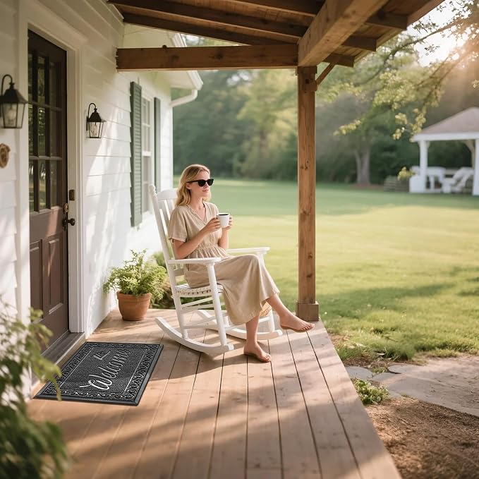 Yimobra Welcome Mat, Heavy Duty Sturdy Door Mats - Image 2