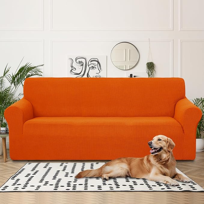 U-NICE HOME 4 Seater Stretch Couch Cover Sofa Cover Washable Sofa Slipcover - Image 2