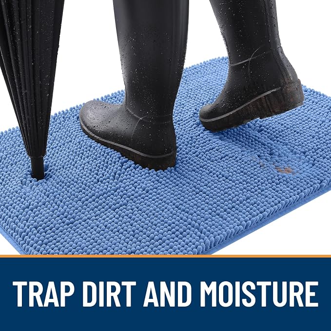 OLANLY Dog Door Mat for Muddy Paws 35x24, Absorbs Moisture and Dirt, Absorbent - Image 2