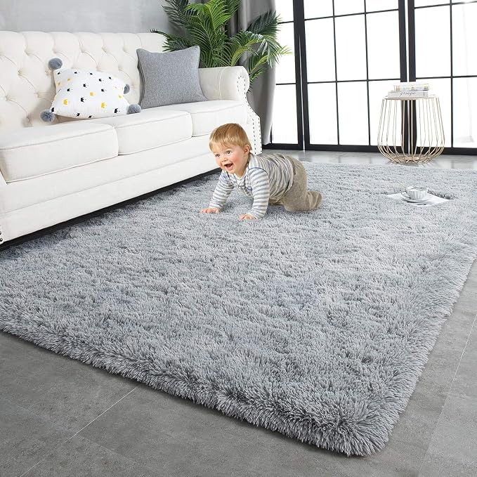 TWINNIS Super Soft Shaggy Rugs Fluffy Carpets, 5x7 Feet, Indoor Modern Plush by TWINNIS