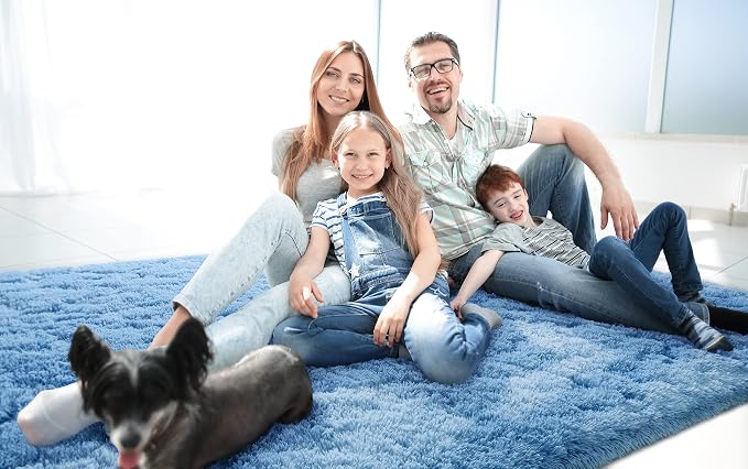 LOCHAS Ultra Soft Indoor Modern Area Rugs Fluffy Living Room Carpets - Image 2
