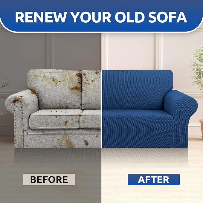KEKUOU Stretch Sofa Cover Slipcover ，Couch Covers - Image 8